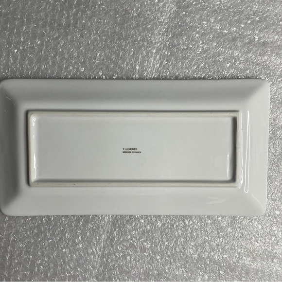 T. Limoges Design In France - Ceramic Crafted Serving Tray - Barbera - Picture 2 of 3